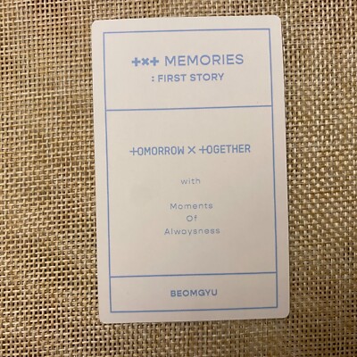 MEMORIES FIRST STORY TXT メモリーズ　とぅば　ボムギュ ニュース ｜ TOMORROW X TOGETHER JAPAN OFFICIAL SITE