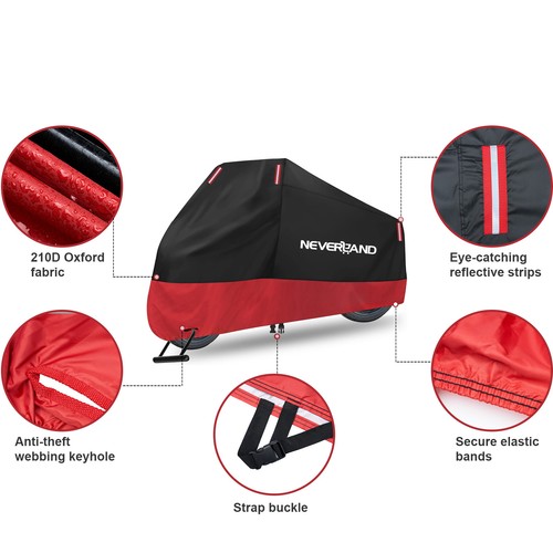 XXXL Motorcycle Cover Waterproof Rain Dust UV For Victory Cross Country Roads - Picture 9 of 24