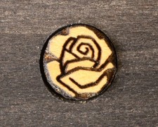 Fretboard Position Markers 10 "Rose"