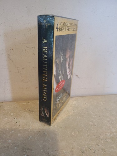 A Beautiful Mind The Awards Edition NEW Sealed VHS Russell Crowe Ed Harris - Picture 4 of 4