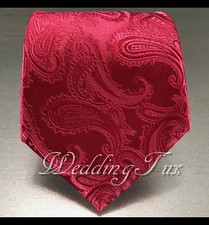 CLEARANCE MEN'S PAISLEY Microfiber SELF TIE NECK TIE FORMAL PARTY WEDDING PROM