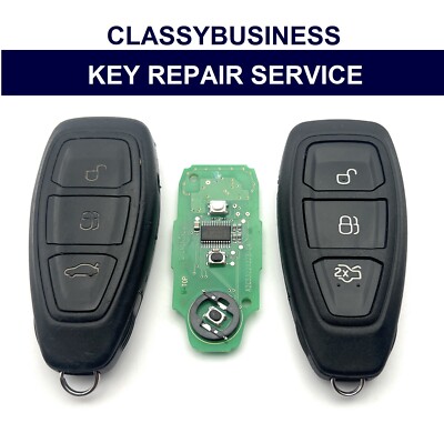 Reparaturservice für Ford Fiesta Focus Mondeo Kuga Keyless Entry Fernbedienung Schlüsselanhänger