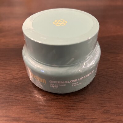 TOVEGAN Green Glow-Up Cream 1.69 fl oz / 50ml   Full Size   Vegan   New & Sealed