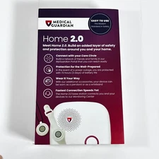 NEW Medical Guardian Home 2.0 Complete Kit W Fall Sensor Home Care For Elderly