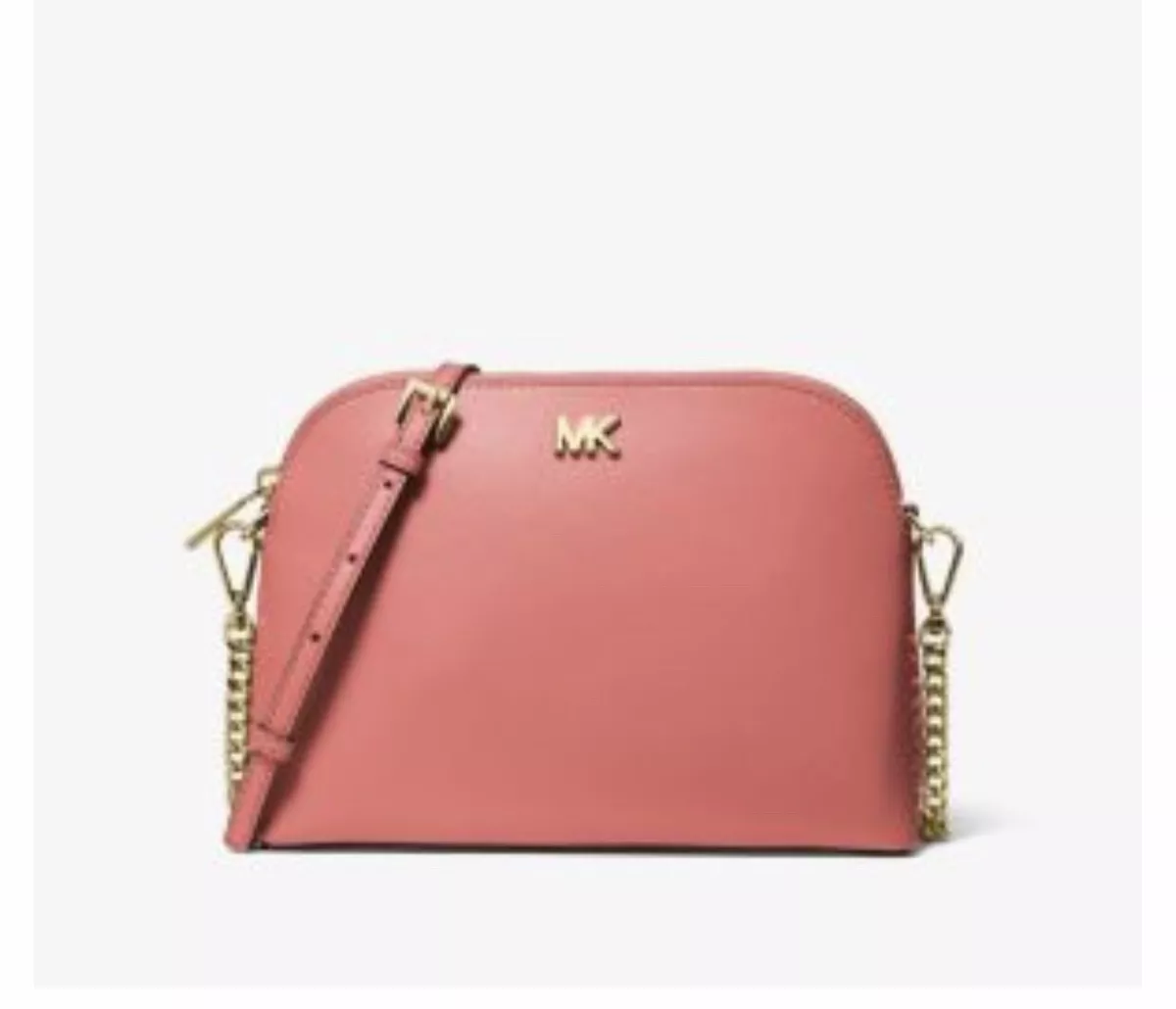 Large crossgrain leather dome crossbody bag sale