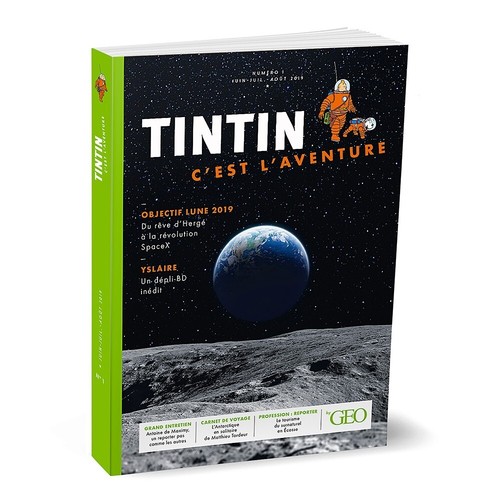 Revue GEO Edition Tintin c'est l'aventure, Objectif Lune Nº1 (2019) - Photo 2/5