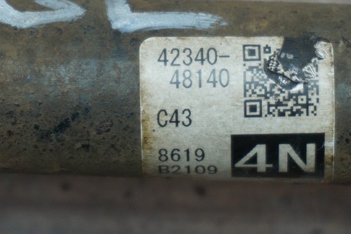 LEXUS RX450 H AL20 HÍBRIDO EJE DE TRANSMISIÓN TRASERO AUTOMÁTICO 42340-48140 PAR X2 2016-2022 - Imagen 8 de 9