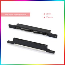 Replacement Cartridge 62 Pin Connector Slot 2.54mm Gap For Super Nintendo SNES