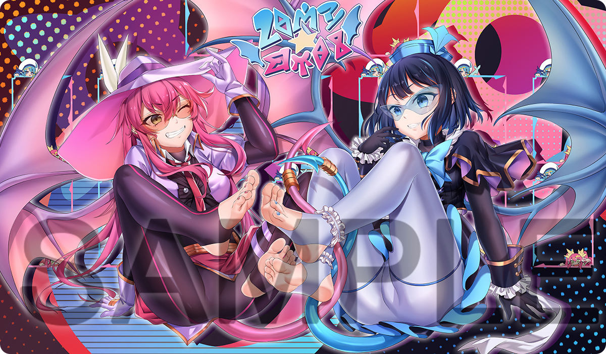 Yu-Gi-Oh! Playmat Evil Twins Ki-sikil & Lil-la TCG Pad CCG Trading
