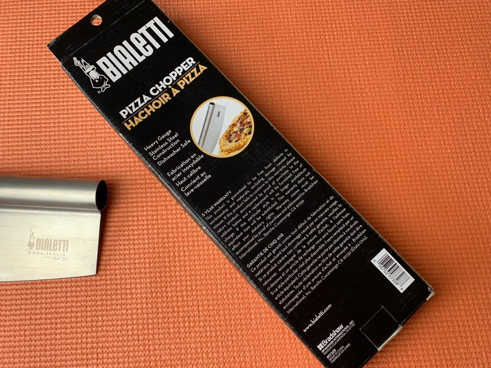 Bialetti Taste of Italy Pizza Chopper Knife 14" inch 34 cm Stainless Steel Mi3 eBay