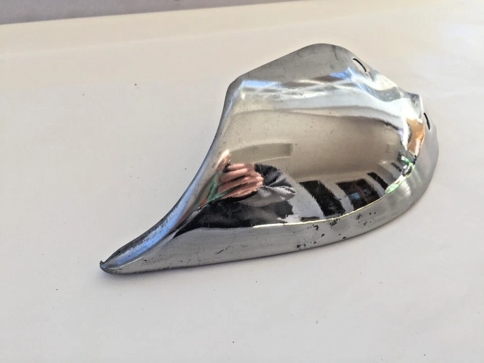 NOS 1946 1947 1948 BUICK 50 70 SERIES 4 DOOR REAR BOTTOM STONE GUARD, LEFT SIDE - Image 4 of 4