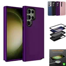 For Samsung Galaxy S23/S22/S21 Ultra 5G Case Hybrid Shockproof Heavy Duty Cover
