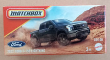MATCHBOX POWER GRABS 2022 FORD F-150 LIGHTNING (BLACK) 28/100