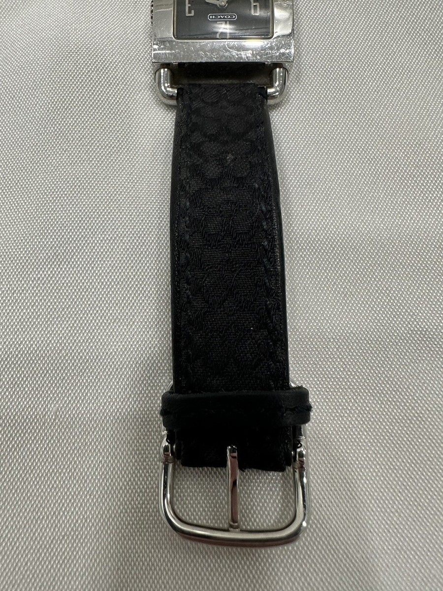 COACH BLACK SQUARE WATCH WOMENS, no scratches COACH Women main image 3