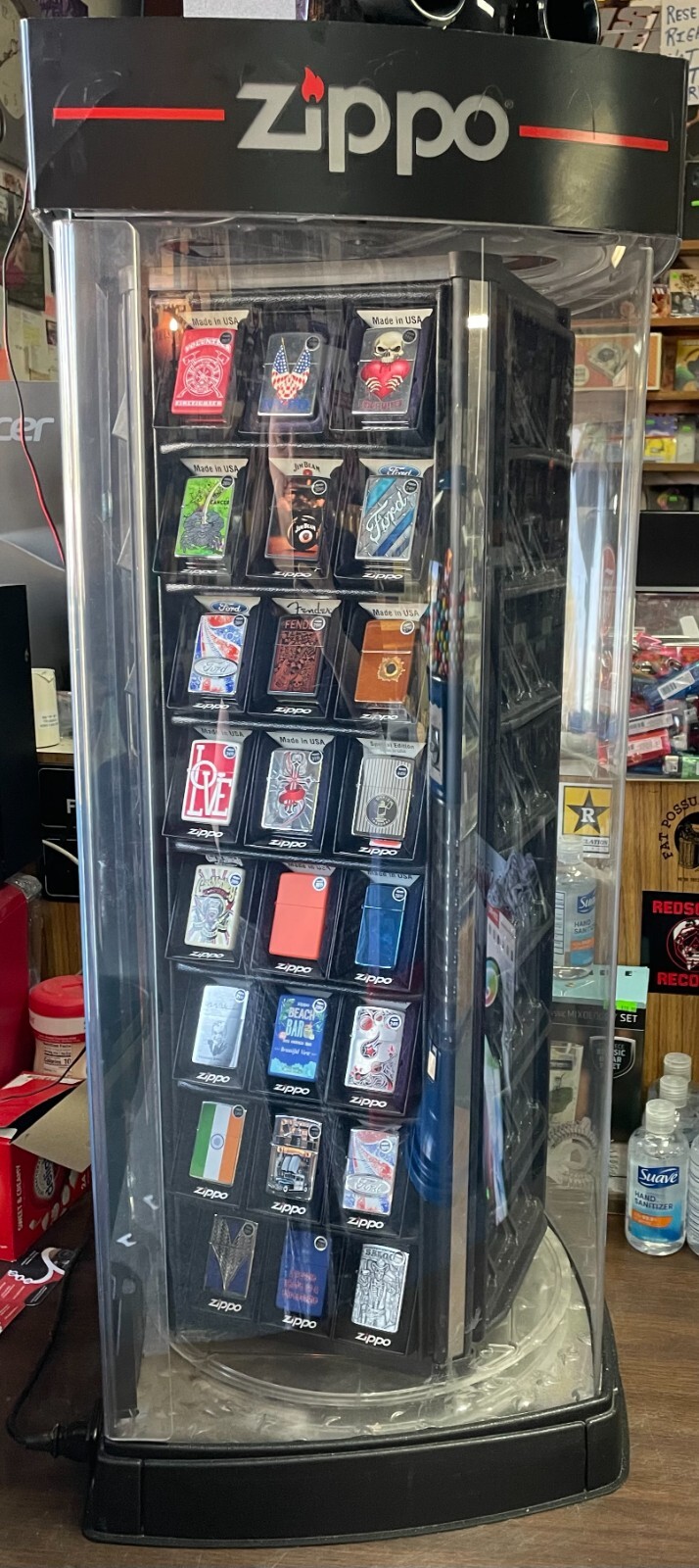 ZIPPO DISPLAY CASE ELECTRIC eBay