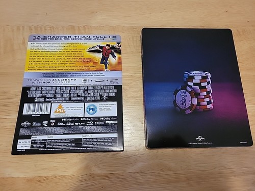 Back to the future Trilogy Steelbooks(4K + Blu-ray) EUROPEAN IMPORT- LIKE NEW - Picture 7 of 12