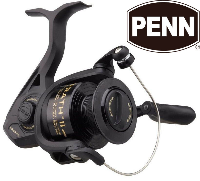 Penn Wrath II Spinning Reel NEW Model Spin Fishing Sea Salt Size 2500-8000