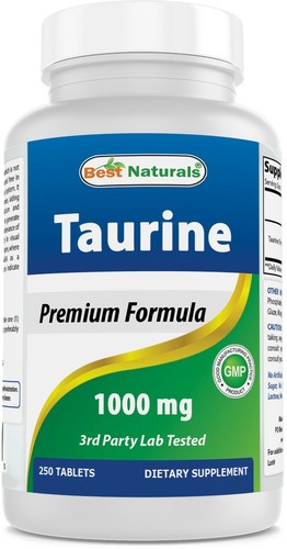 Best Naturals Taurina 1000 mg 250 Comprimidos - Imagen 1 de 7