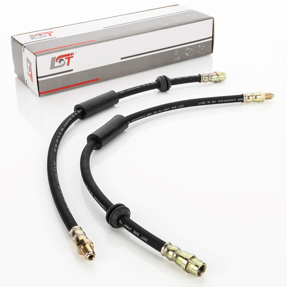 2X Brake Hose Brake Line Front For MERCEDES BENZ M CLASS W164 - 550 Mm