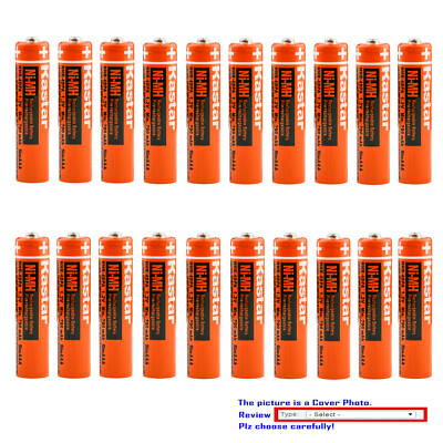 Kastar AAA Battery for Panasonic KX-TG3683B KX-TG3752B KX-TG4011 KX-TG4021 Phone