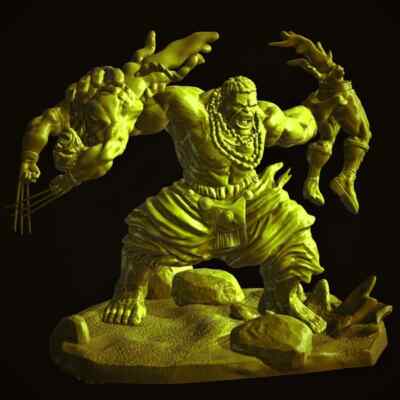 Red Hulk Captain A Resin 1:6 Model Kit Unpainted 3d Print GK Statue