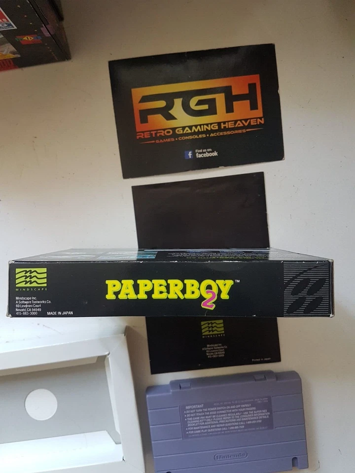 PAPERBOY 2 SUPER NINTENDO USA SNES GAME VERY GOOD CON - Image 3 of 4