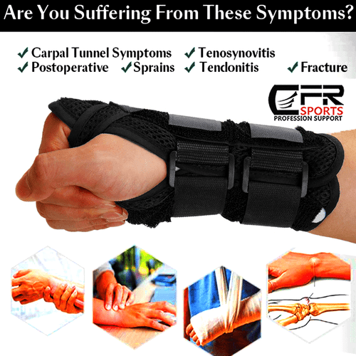 Left Right Wrist Hand Support Brace Splints Carpal Tunnel Sprain Arthritis CFR - Picture 5 of 15