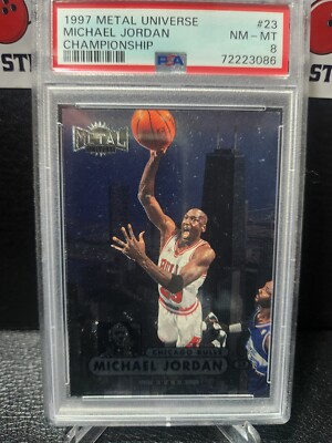 1997 Metal Universe Michael Jordan Championship #23 PSA 8 | eBay