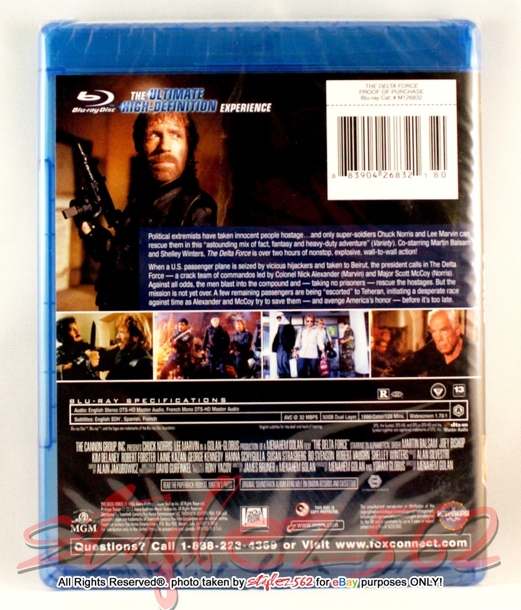The Delta Force - Chuck Norris (Blu-ray Disc)*Brand New, Factory