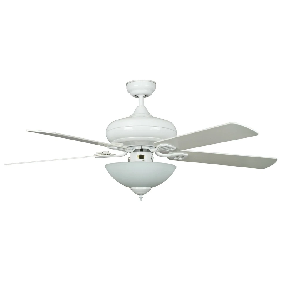 52" Valore Quick Connect Ceiling Fan 52VALQC5WH-30-MB-LED - Image 2 of 2