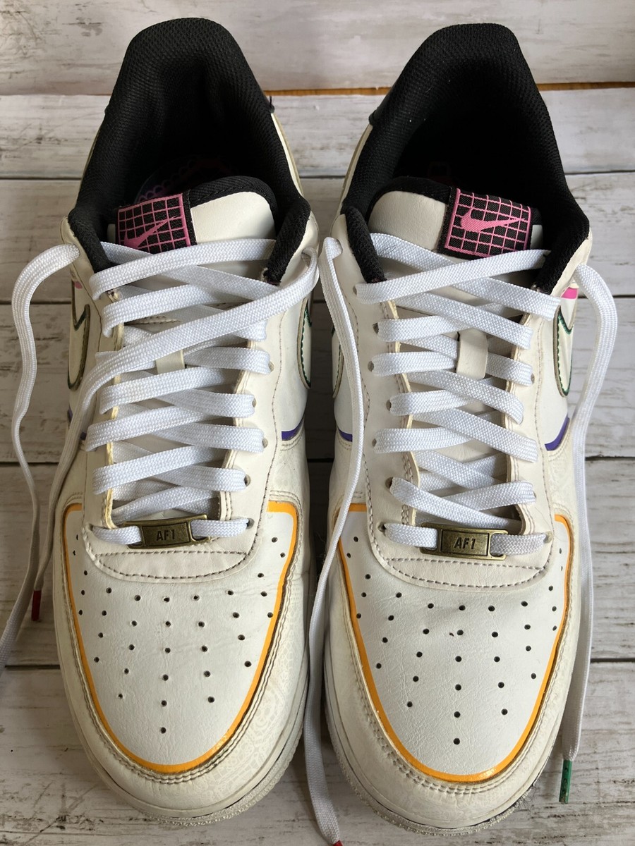 Nike AIR CT1138-100 Day of Dead Dia de Los Muertos White Halo