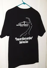 Old HANGTOWN Beer Works Placerville California dive bar craft beer T Shirt L