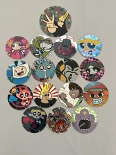 Lot Of 16 Universo Cartoon Network Tazos Sabritas Gamesa Pogs Mexico