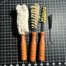 Gun Cleaning Brush Set Of 4 For Smokeless And Black Powder