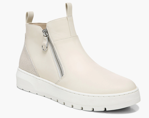 Vionic Z7206* Womens Cream Leather Brinkley Sneakers Size 8 M - Picture 6 of 9