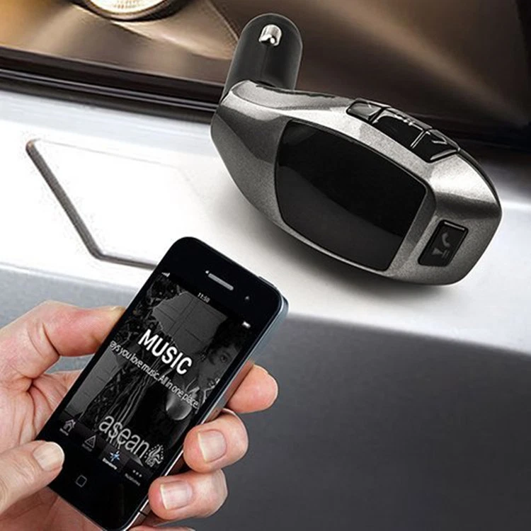 Bluetooth Wireless FM Transmitter Modulator Car Kit MP3 Player SD USB LCD US SHP - Image 2 of 4