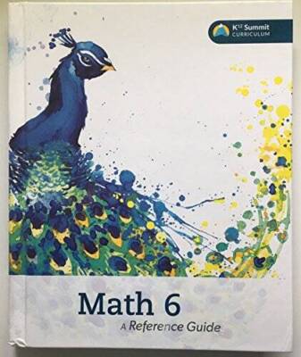 Math 6 A Reference Guide - Textbook Binding By K12 Curriculum - GOOD