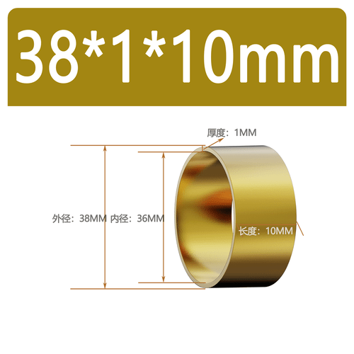Brass Tube Copper Tube Bushing Bearings Round Hollow Tube Outer Diameter 6 -40mm - Picture 131 of 203