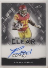 2018 Leaf Trinity Clear Auto Ronald Jones II #CA-RJ2 Auto 9zx