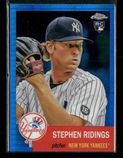 2022 Topps Chrome Platinum #381 Stephen Ridings Blue Prism New York Yankees