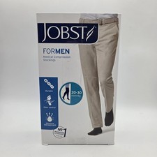 Medias Jobst for Men GRANDES NEGRAS hasta el muslo de compresión 20-30 mmHg 115410