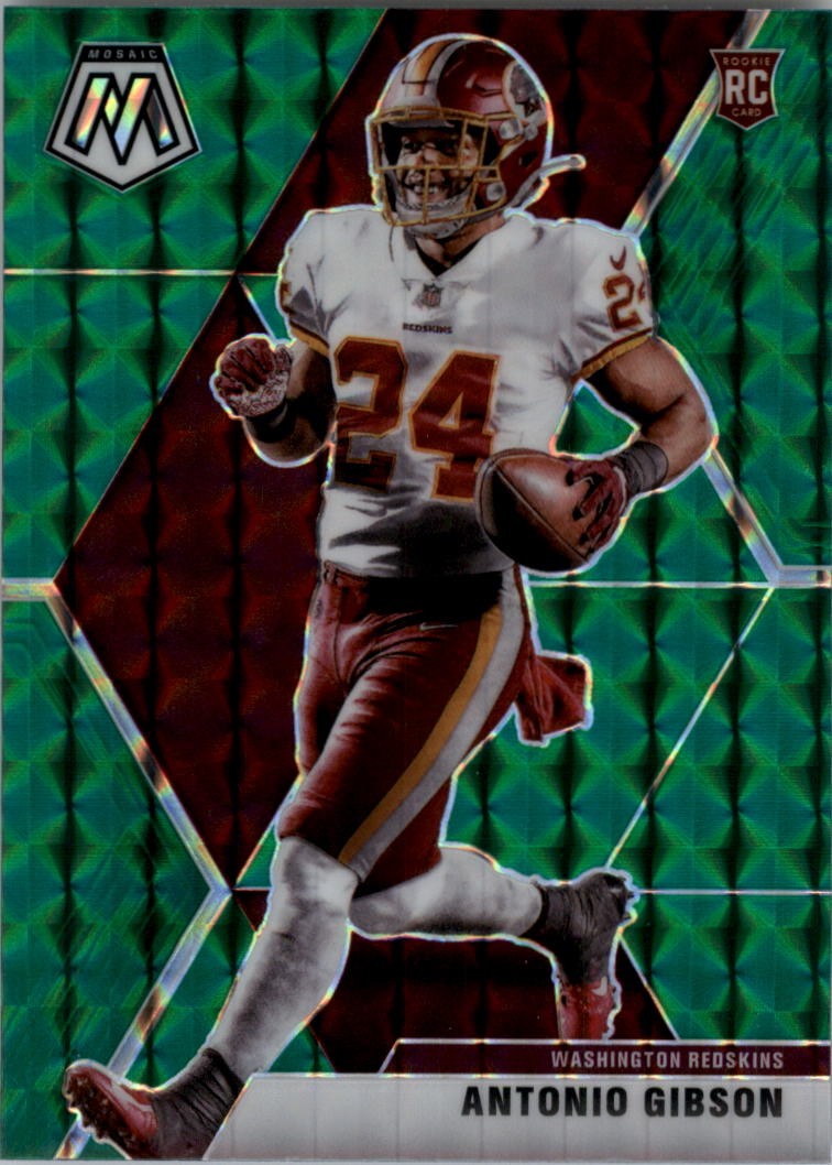 2020 Panini Mosaic Mosaic Green #227 Antonio Gibson - FB
