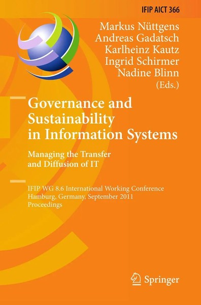 Governance And Sustainability In Information Systems. Managing The Transfer...-image