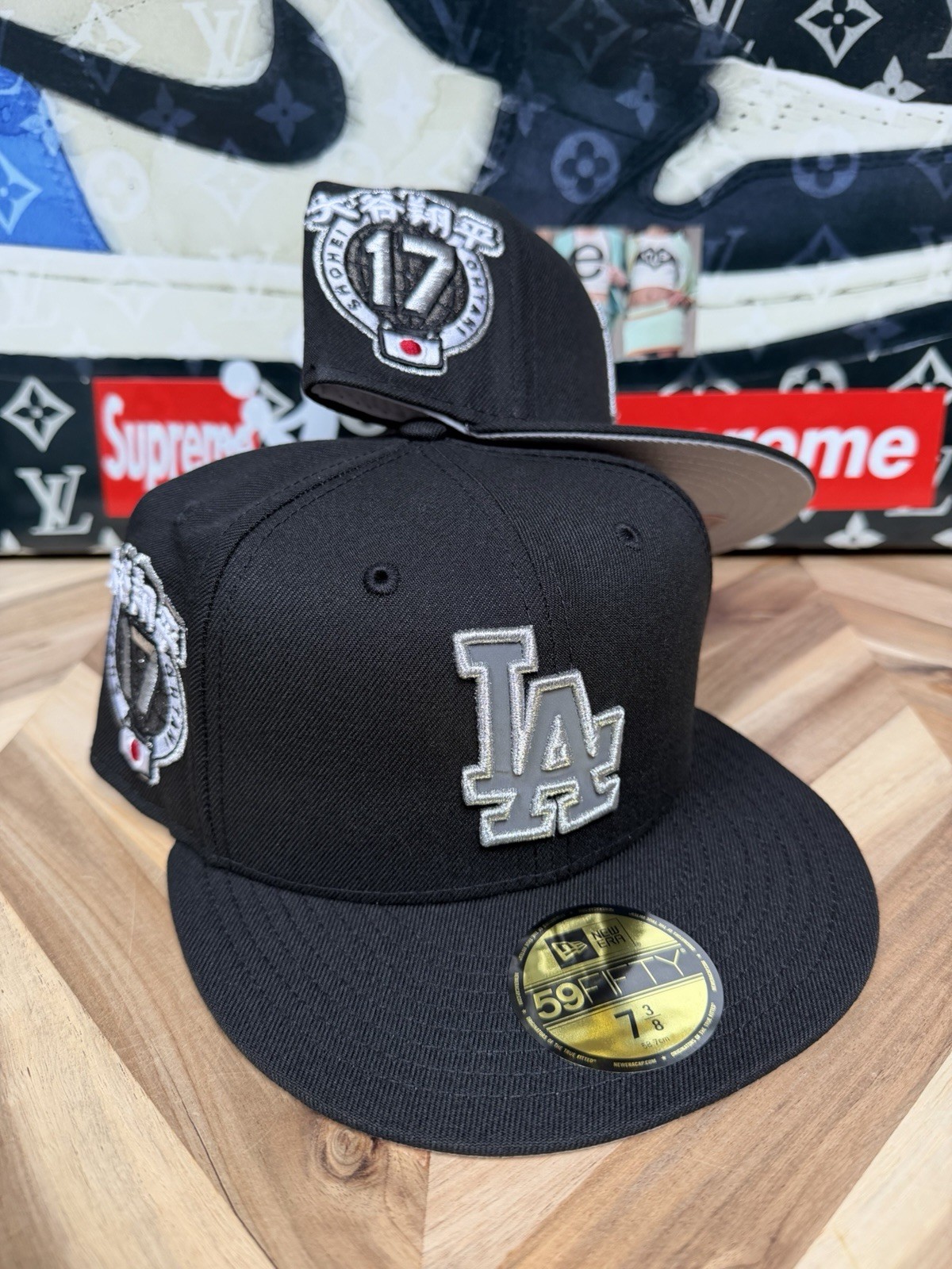 New Era Hat Club Wilder LA Dodgers Reflective Pack Black Cat 4 3m 7 3/8 Sold Out