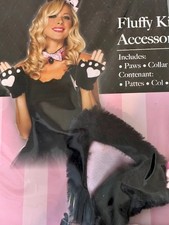 Fluffy Kitty Dress Up Accessory Kit Costume Cat Kitten Leg Ave.