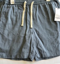Goodfellow Pull-on Elastic Waist 7  Inseam Shorts size M Medium - Blue - NEW