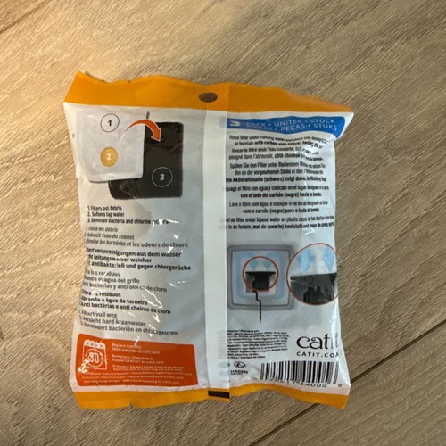 Catit 2.0 Senses Flower Water Fountain Filter Mini Cartridge 3 pack - Picture 2 of 2