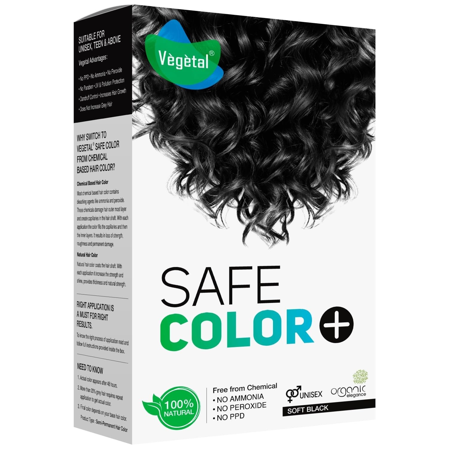 100% Natural Chemical Free - 50 Gm (3 Shades Available)
