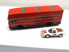 BUB 07150 Mercedes Benz O317 Renntransporter Porsche / Porsche 906 Targa Florio