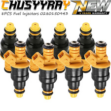 Fuel Injectors Set (8) 0280150943 for 91-04 Ford 5.0 5.8 5.4 4.6 V8